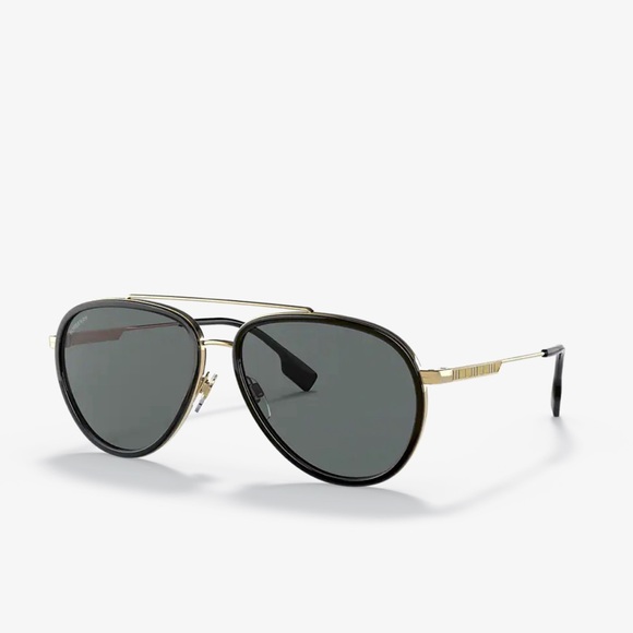 BURBERRY Oliver Aviator-Like Sunglasses, Polarized, Style BE3125 New w/Tag - Picture 1 of 9